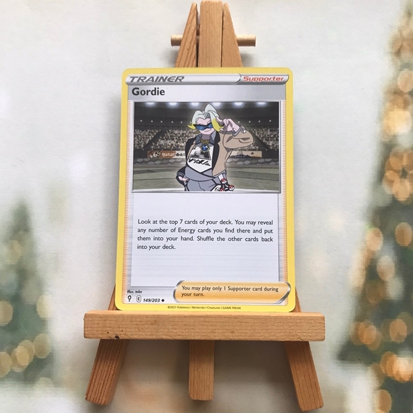 Thẻ hình Pokemon Gordie 149/203 - Lá bài lẻ Uncommon tiếng Anh chính hãng