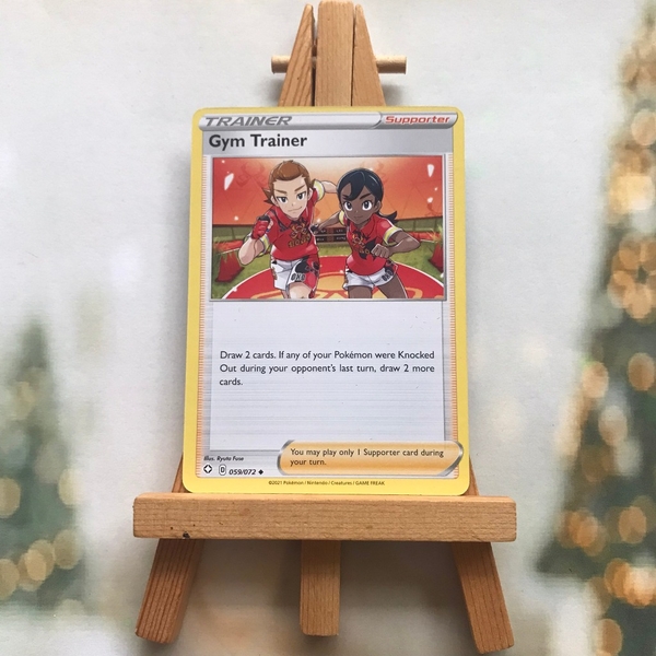 Thẻ hình Pokemon Gym Trainer 059/072 - Lá bài lẻ Uncommon tiếng Anh chính hãng ảnh 2