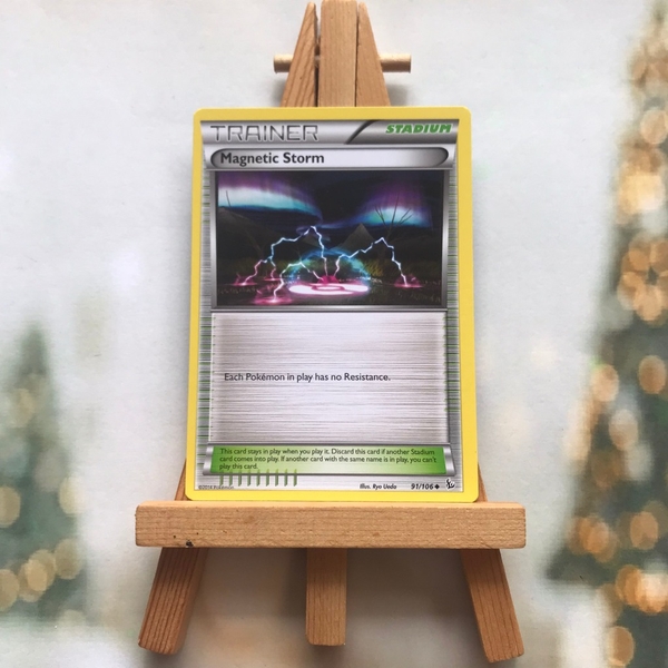 Thẻ hình Pokemon Magnetic Storm 91/106 - Lá bài lẻ XY: Flashfire Uncommon tiếng Anh chính hãng