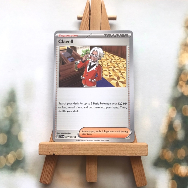Thẻ hình Pokemon Clavell 177/193 - Lá bài Scarlet & Violet: Paldea Evolved Common Reverse Holo tiếng Anh chính hãng