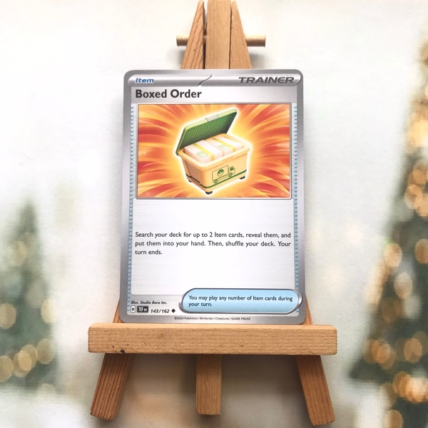 Thẻ hình Pokemon Boxed Order 143/162 - Lá bài lẻ Temporal Forces Reverse Holo tiếng Anh chính hãng ảnh 3