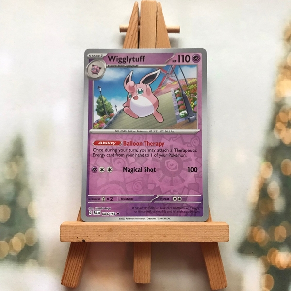Thẻ hình Pokemon Wigglytuff 084/193 - Lá bài lẻ Scarlet & Violet: Paldea Evolved Holo Rare tiếng Anh chính hãng