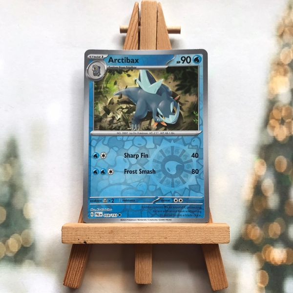 Thẻ hình Pokemon Arctibax 059/193 - Lá bài lẻ Scarlet & Violet: Paldea Evolved Uncommon Reverse Holo tiếng Anh chính hãn ảnh 2