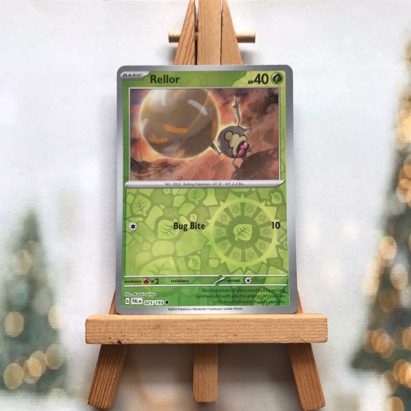 Thẻ hình Pokemon Rellor 025/193 - Lá bài lẻ Scarlet & Violet: Paldea Evolved Common Reverse Holo tiếng Anh chính hãng