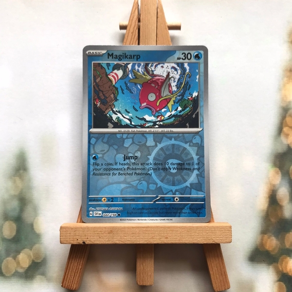 Thẻ hình Pokemon Magikarp 044/198 - Lá bài lẻ Scarlet & Violet Base Set Common Reverse Holo tiếng Anh chính hãng