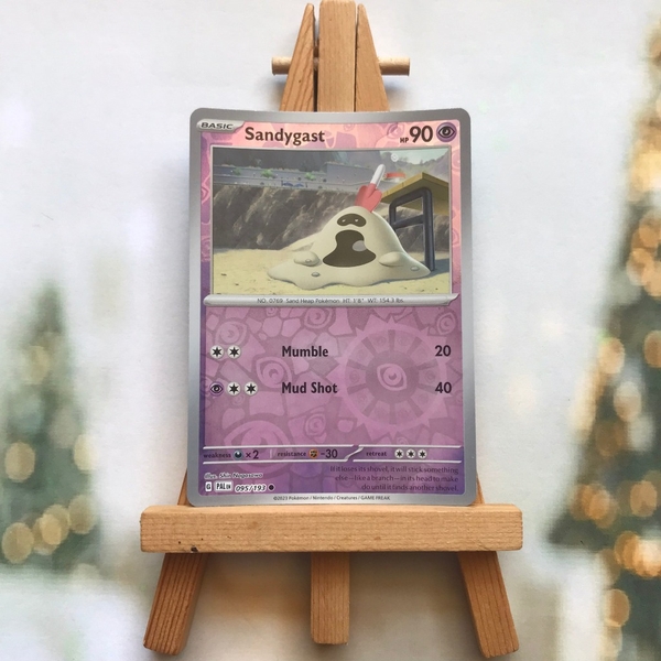Thẻ hình Pokemon Sandygast 095/193 - Lá bài lẻ Scarlet & Violet: Paldea Evolved Common Reverse Holo tiếng Anh chính hãng