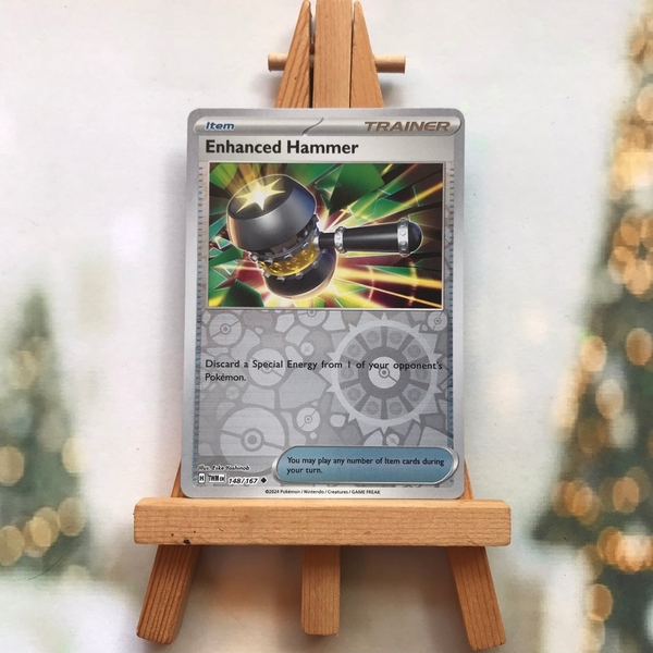 Thẻ hình Pokemon Enhanced Hammer 148/167 - Lá bài lẻ Scarlet & Violet: Twilight Masquerade Uncommon tiếng Anh chính hãng ảnh 2