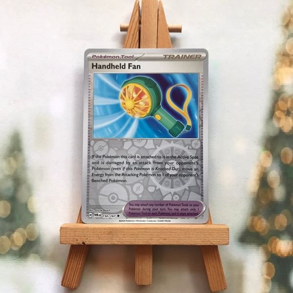 Thẻ Pokemon Handheld Fan 150/167 - Lá bài Twilight Masquerade Uncommon Reverse Holo tiếng Anh chính hãng