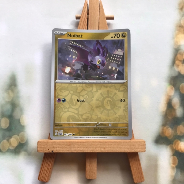 Thẻ hình Pokemon Noibat 152/193 - Lá bài lẻ Scarlet & Violet: Paldea Evolved Common Reverse Holo tiếng Anh chính hãng