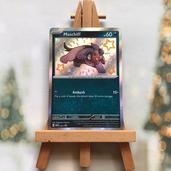 Thẻ hình Pokemon Maschiff SVP071 - Lá bài Scarlet & Violet Shiny Promo tiếng Anh chính hãng