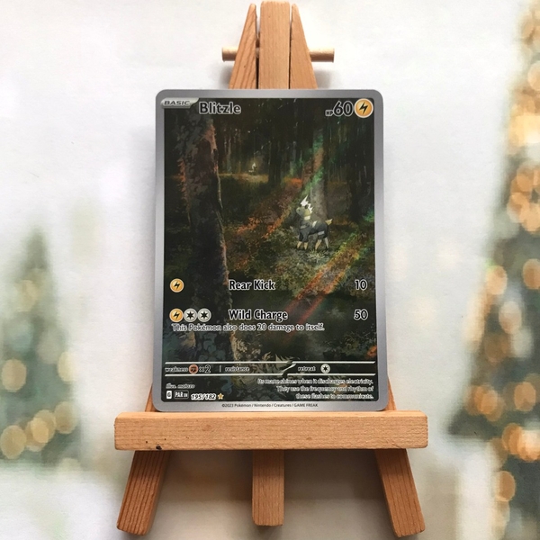 Thẻ hình Pokemon Blitzle 195/182 - Lá bài Scarlet & Violet: Paradox Rift Illustration Rare tiếng Anh chính hãng