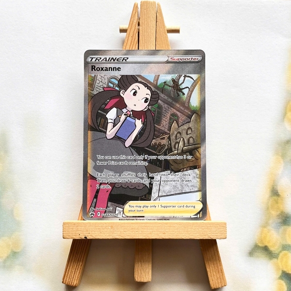 Thẻ hình Pokemon Roxanne GG66/GG70 - Lá bài Sword & Shield: Crown Zenith Full Art Ultra Rare tiếng Anh chính hãng