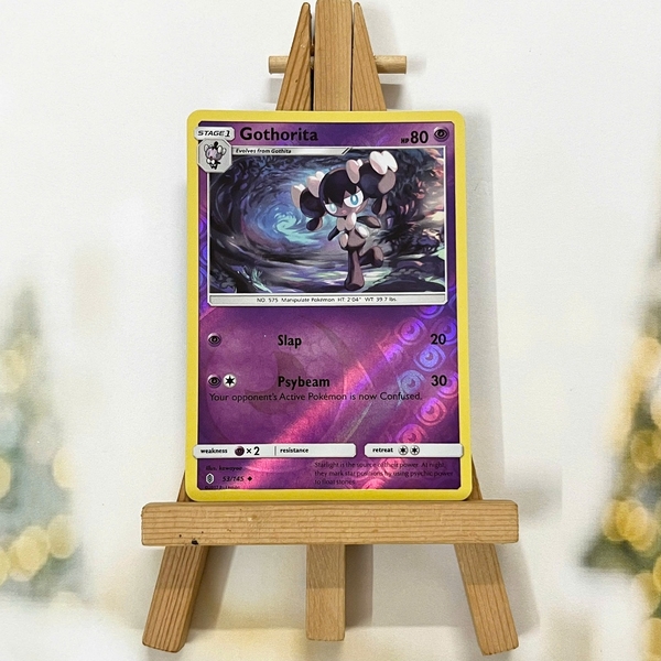 Thẻ hình Pokemon Gothorita 53/145 - Lá bài Sun & Moon: Guardians Rising Uncommon Reverse Holo tiếng Anh chính hãng