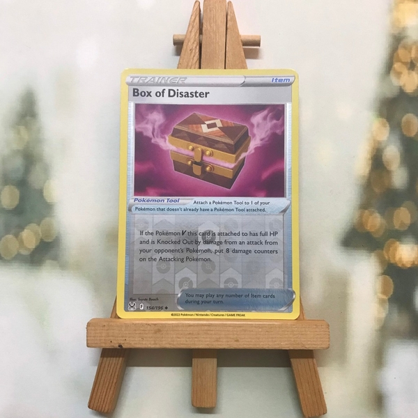 Thẻ hình Pokemon Box of Disaster 154/196 - Lá bài Lost Origin Uncommon Reverse Holo tiếng Anh chính hãng ảnh 2