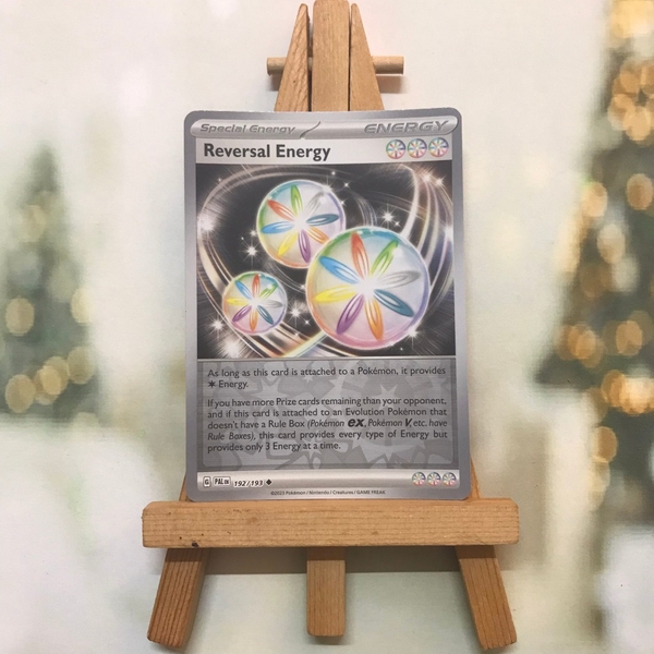 Thẻ Pokemon Reversal Energy 192/193 -Lá bài Scarlet&Violet Paldea Evolved Uncommon Reverse Holo tiếng Anh chính hãng ảnh 3