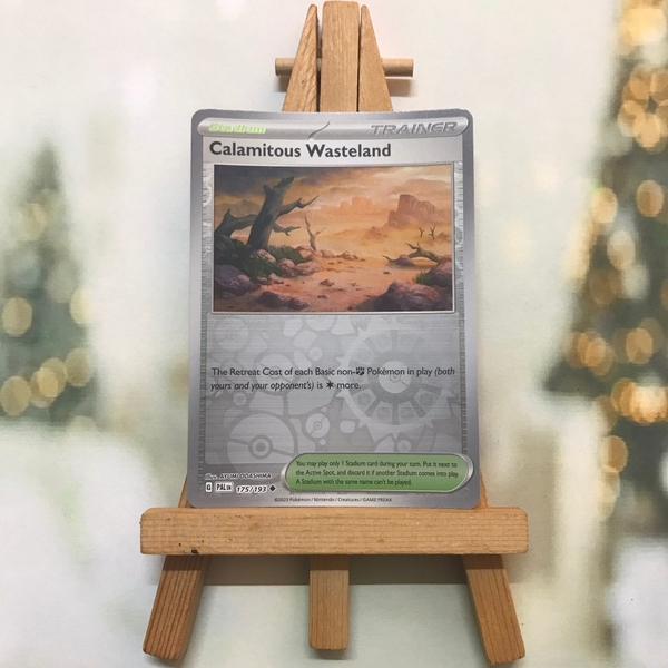 Thẻ hình Pokemon Calamitous Wasteland 175/193 - Lá bài SVE Paldea Evolved Uncommon Reverse Holo tiếng Anh chính hãng ảnh 3