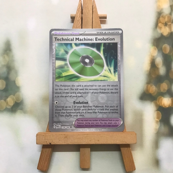 Thẻ Pokemon Technical Machine: Evolution 178/182 - Lá bài Paradox Rift Uncommon Reverse Holo tiếng Anh chính hãng ảnh 2
