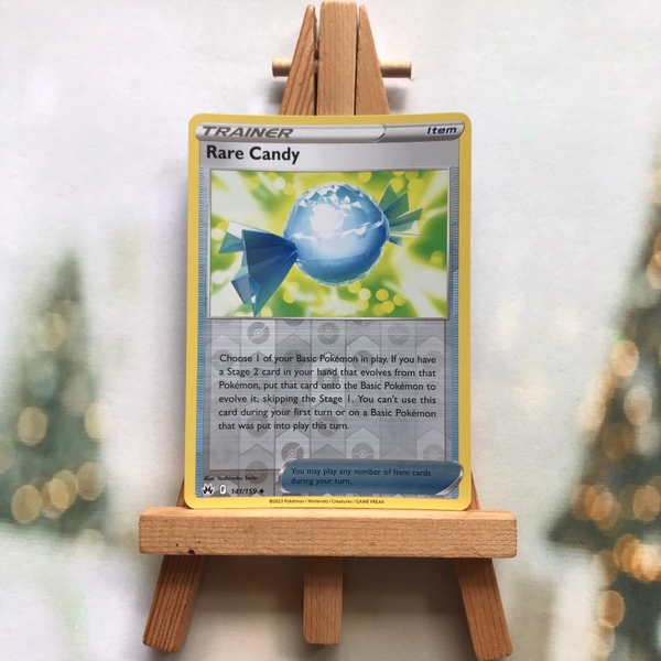 Thẻ hình Pokemon Rare Candy 141/159 - Lá bài lẻ Crown Zenith Uncommon Reverse Holo tiếng Anh chính hãng ảnh 2