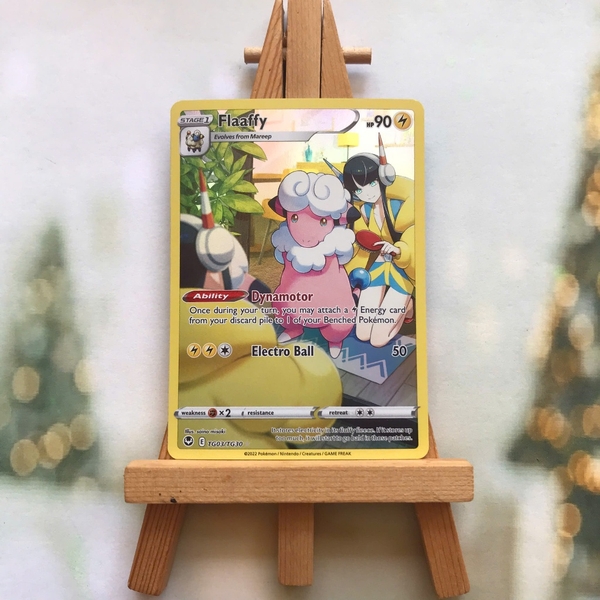Thẻ hình Pokemon Flaaffy TG03/TG30 - Lá bài lẻ Holo Rare tiếng Anh chính hãng ảnh 2
