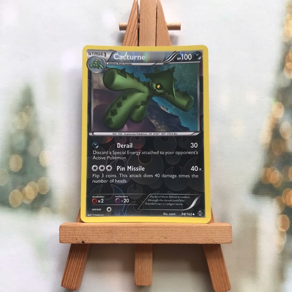 Thẻ hình Pokemon Cacturne 88/162 - Lá bài lẻ XY: Breakthrough Uncommon Reverse Holo tiếng Anh chính hãng