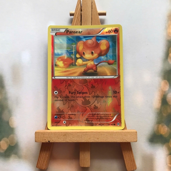 Thẻ hình Pokemon Pansear 23/162 - Lá bài lẻ XY: Breakthrough Common Reverse Holo tiếng Anh chính hãng