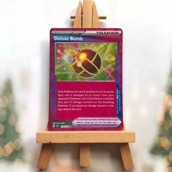 Thẻ hình Pokemon Deluxe 134/142 - Lá bài lẻ Stellar Crown Ace Rare tiếng Anh chính hãng ảnh 2