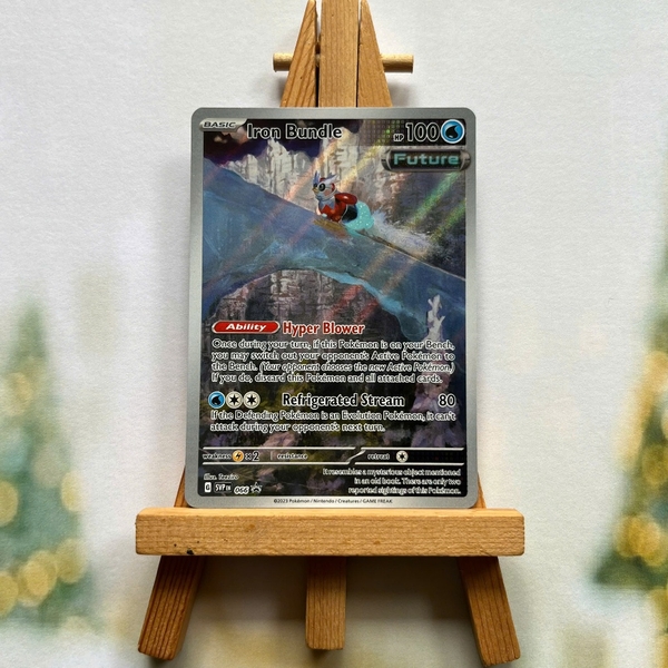 Thẻ hình Pokemon Iron Bundle SVP066 (seal) - Lá bài lẻ Illustration Rare Promo tiếng Anh chính hãng ảnh 7