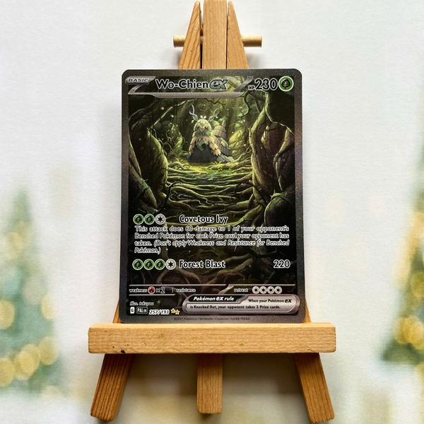 Thẻ hình Pokemon Wo-Chien ex 257/193 - Lá bài lẻ Paldea Evolved Special Illustrion Rare tiếng Anh chính hãng