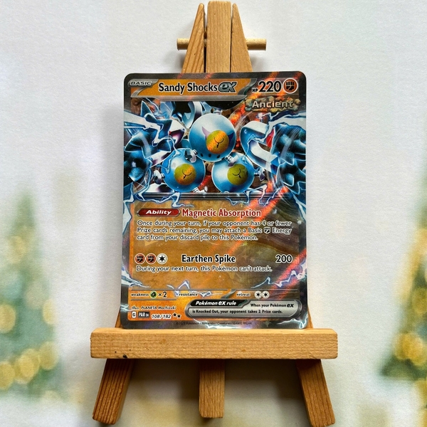 Thẻ hình Pokemon Sandy Shocks ex 108/182 - Lá bài lẻ Paradox Rift Ultra Rare tiếng Anh chính hãng