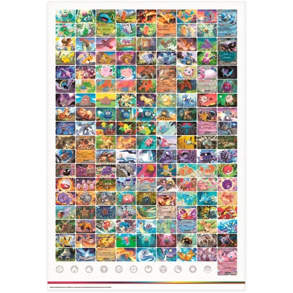 Tranh hình sưu tầm chủ đề Pokemon 151 - Scarlet & Violet Poster Collection chính hãng ảnh 3