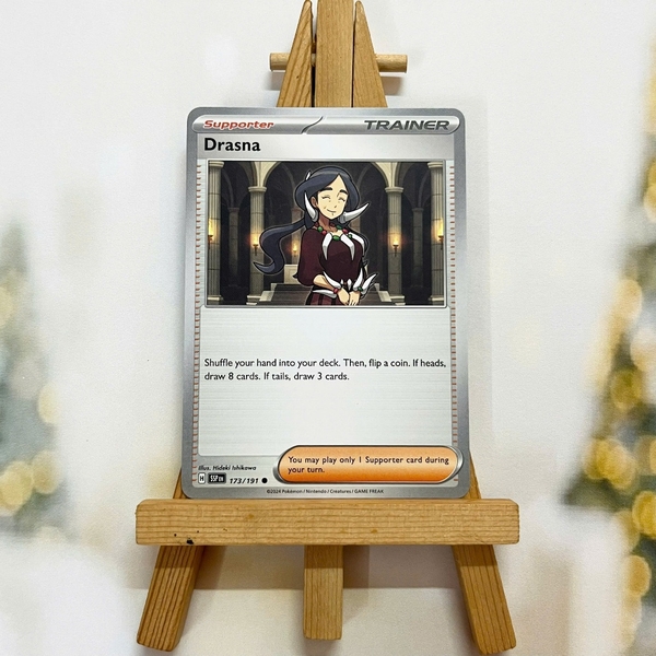 Thẻ hình Pokemon Drasna 173/191 - Lá bài lẻ Surging Sparks Uncommon Reverse Holo tiếng Anh chính hãng ảnh 3