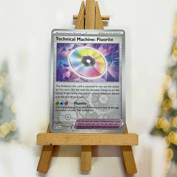 Thẻ hình Pokemon Technical Machine: Fluorite 188/191 - Lá bài lẻ Surging Sparks Reverse Holo tiếng Anh chính hãng