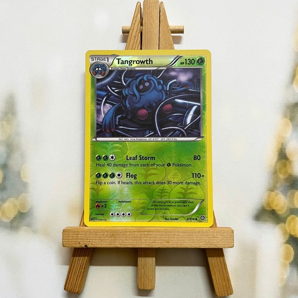 Thẻ hình Pokemon Tangrowth 2/114 - Lá bài lẻ XY Steam Siege Uncommon Reverse Holo tiếng Anh chính hãng