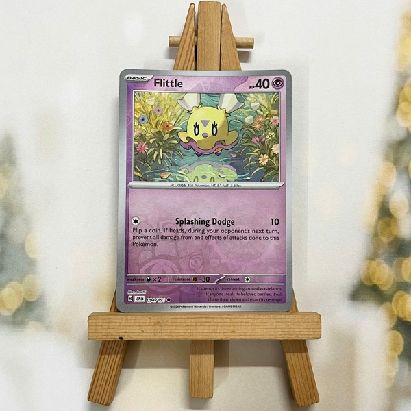 Thẻ hình Pokemon Flittle 094/191 - Lá bài lẻ Surging Sparks Common Reverse Holo tiếng Anh chính hãng