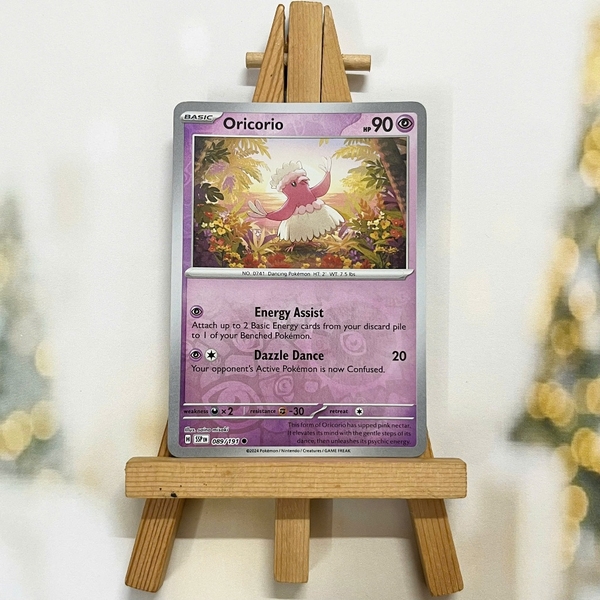 Thẻ hình Pokemon Oricorio 089/191 - Lá bài lẻ Surging Sparks Common Reverse Holo tiếng Anh chính hãng