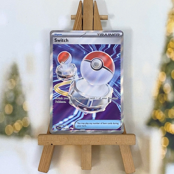 Thẻ hình Pokemon Switch 123/094 - Lá bài lẻ Phantasmal Flames Full Art Ultra Rare tiếng Anh