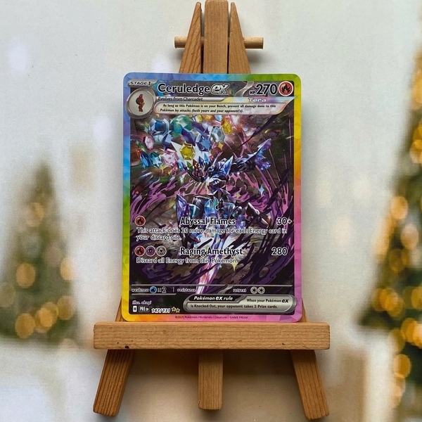 Thẻ hình Pokemon Ceruledge ex 147/131 - Lá bài lẻ Prismatic Evolutions Special Illustration Rare tiếng Anh