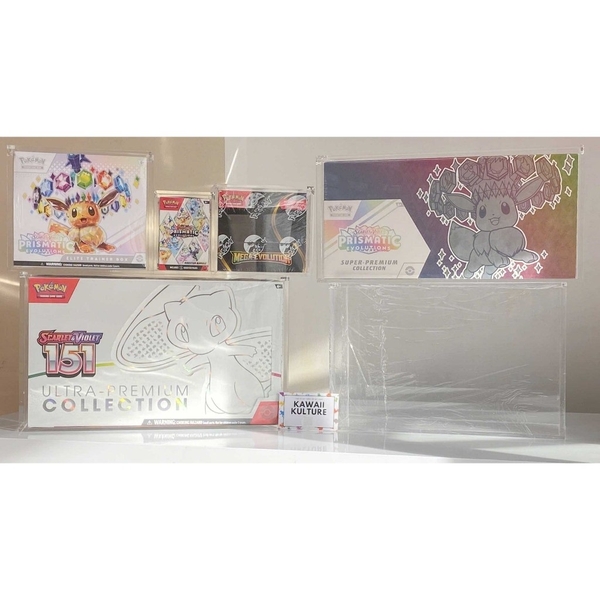 Ultra Premium Acrylic Magnetic Case - Hộp nam châm bảo vệ và sưu tầm TCG Pokemon BOX Celebration, Display 10 Bundle, UPC ảnh 2