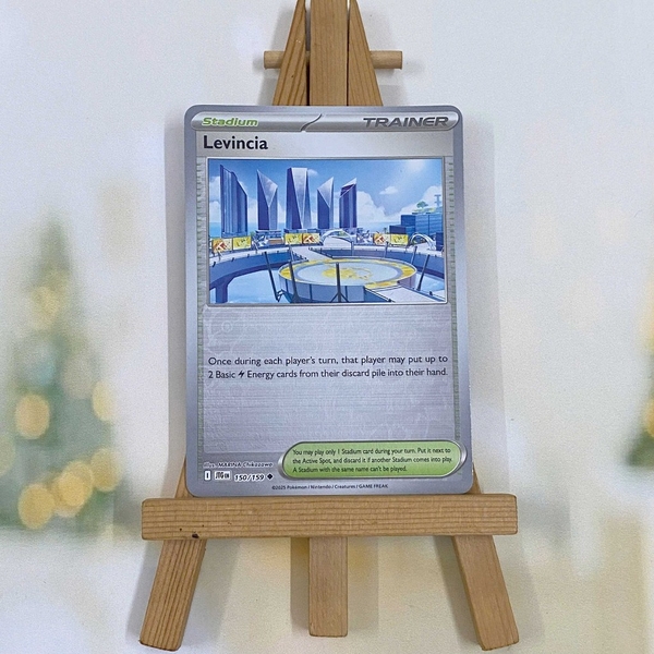 Thẻ hình Pokemon Levincia 150/159 - Lá bài lẻ Journey Together Uncommon Reverse Holo tiếng Anh chính hãng ảnh 2