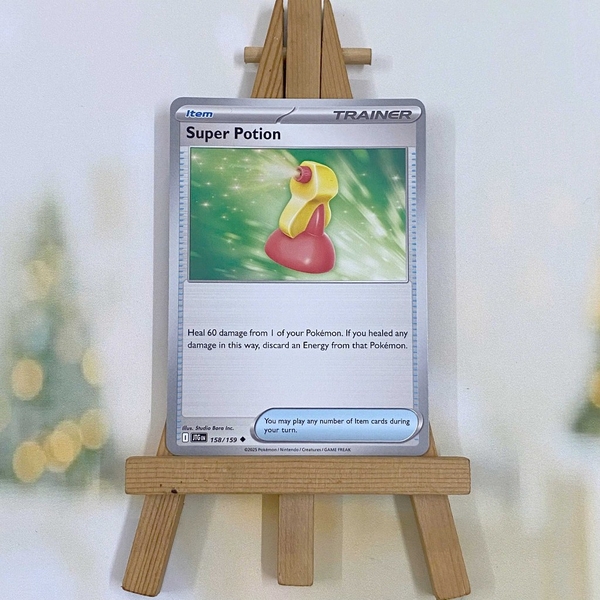 Thẻ hình Pokemon Super Potion 158/159 - Lá bài lẻ Journey Together Uncommon Reverse Holo tiếng Anh chính hãng