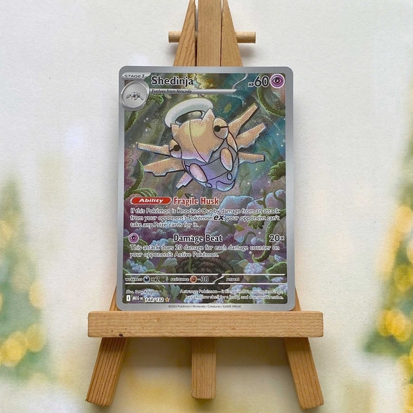 Thẻ hình Pokemon Shedinja 144/132 - Lá bài lẻ Mega Evolution Illustration Rare tiếng Anh chính hãng