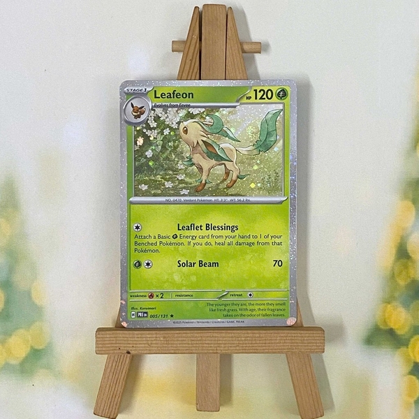 Thẻ hình Pokemon Eevee Evolves Cosmos Holo Promo từ hộp 8-tin Exclusive Prismatic Evolution chính hãng ảnh 5