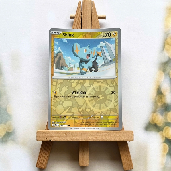 Thẻ hình Pokemon Shinx 069/193 - Lá bài lẻ Paldea Evolved Common Reverse Holo tiếng Anh chính hãng