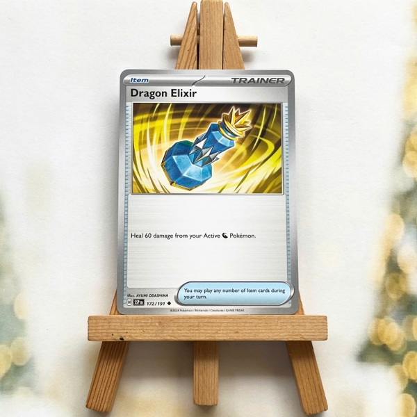 Thẻ hình Pokemon Dragon Elixir 172/191 - Lá bài lẻ Surging Sparks Uncommon Reverse Holo tiếng Anh chính hãng