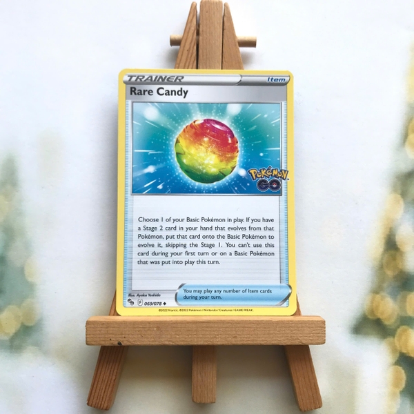 Thẻ hình Rare Candy 069/078 - Lá bài lẻ Pokemon GO Uncommon tiếng Anh chính hãng