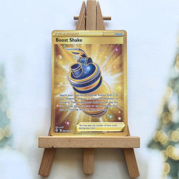 Thẻ hình Pokemon Boost Shake 229/203 - Lá bài lẻ Evolving Skies Secret Rare tiếng Anh chính hãng