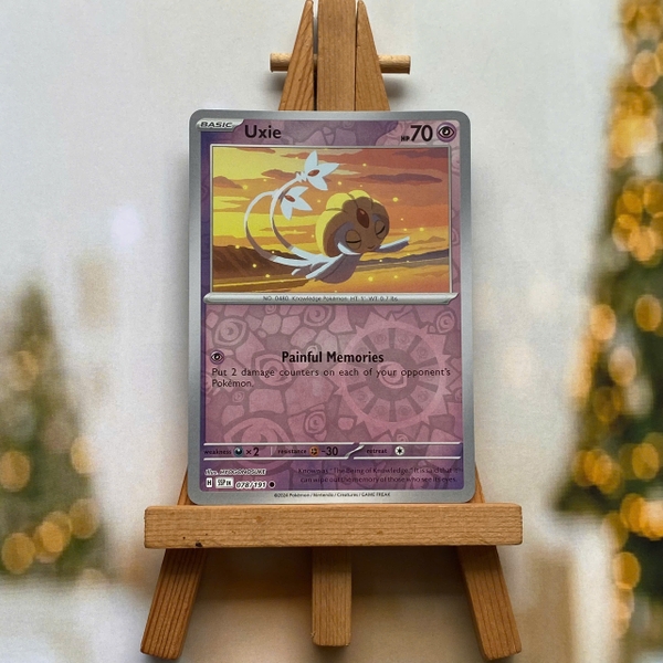 Thẻ hình Pokemon Uxie 078/191 - Lá bài lẻ Surging Sparks Reverse Holo tiếng Anh chính hãng