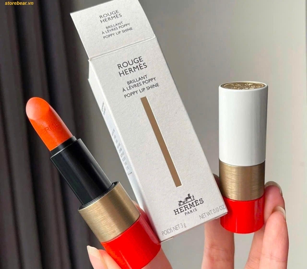 Son Dưỡng Hermès Rouge Hermès Brillant À Lèvres Poppy Lip Shine
