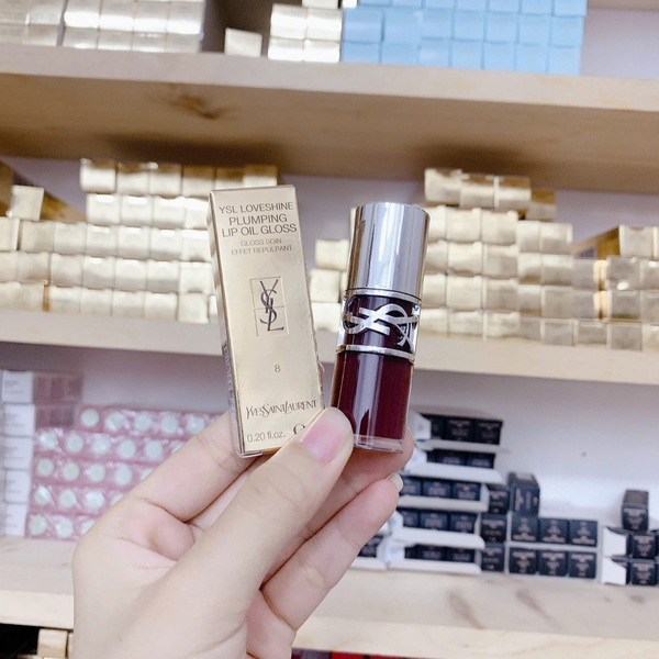 Son dưỡng YSL Loveshine Plumping Lip Oil Gloss 6ml Màu 08 Purple Dream