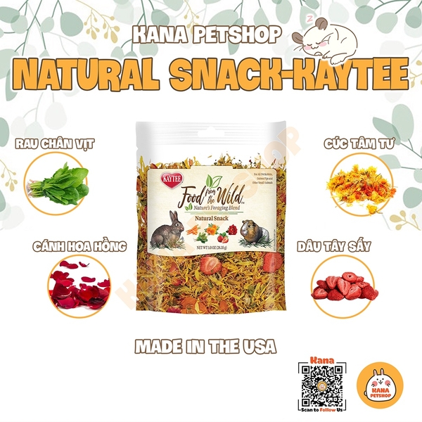 Thức Ăn Cho Thỏ Bọ Ú🐹FREESHIP🐹Snack Kaytee Hoa Sấy Khô Đồ Ăn Cho Thỏ, Bọ, Hamster , Sóc .....